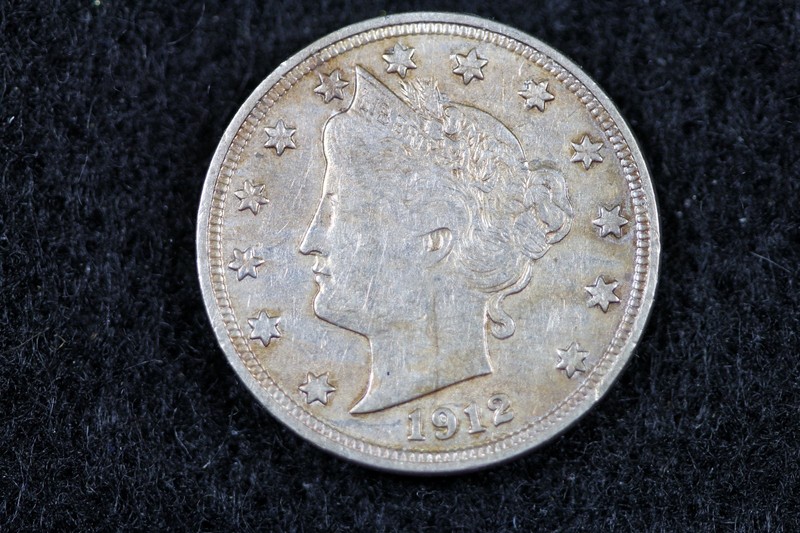 Estate Find 1912 - W/Cents Liberty V Nickel!!!  #H14175