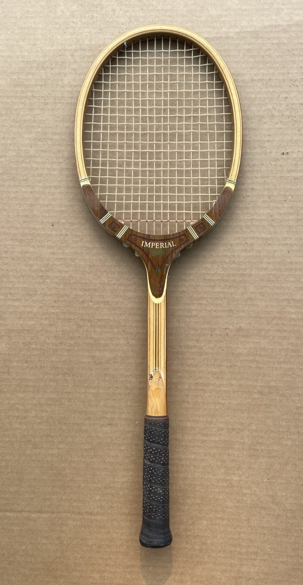 TAD DAVIS IMPERIAL木製テニスラケット ビンテージ プレス付き Outstanding VINTAGE T.A. DAVIS 