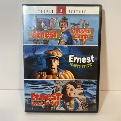 Ernest Goes to Camp/Ernest Scared Stupid/Ernest Goes to Jail (DVD, 2-Disc Set)