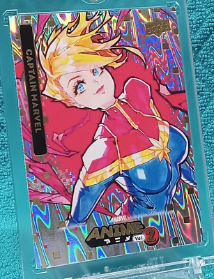 2023 Upper Deck Marvel Anime Vol 2 CAPTAIN MARVEL Japanese Mega