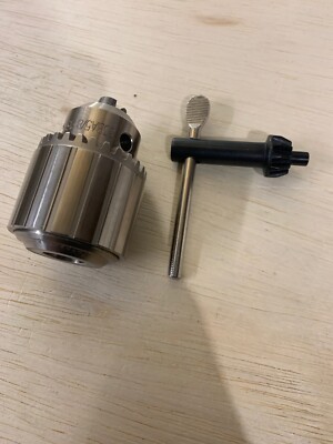 JACOBS UNCLEANED Threaded Drill Chuck 33BA 5/8-16 5/64 To 1/2  & Key Milwaukee