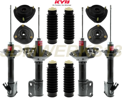 KYB 4 STRUTS SHOCKS STRUT ALL KYB MOUNTS & BOOTS KIT for SUBARU FORESTER 04 - 05