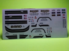 Mack R685ST 1/25 AMT big rig semi truck tractor waterslide decal sheet