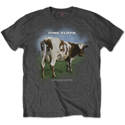 Pink Floyd - Atom Heart Mother Fade-Charcoal Grey t-shirt | eBay