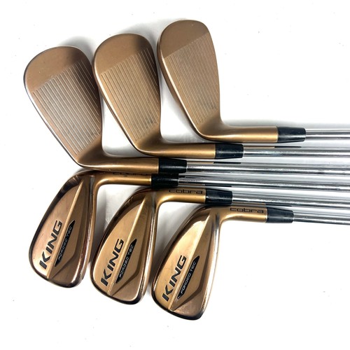 Cobra King Forged Tec Copper Irons / 5-PW / KBS $-Taper Lite Regular Flex - Picture 3 of 10