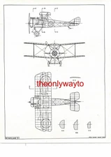 De Havilland 5 Drawing, (De Haviland 6 On Reverse) Book Illustration, 1946