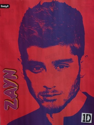 ZAYN MALIK - A4 Poster (21 x 28 cm) - One Direction Clippings Fan Sammlung NEU