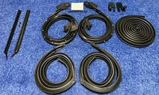 68-69 Camaro Firebird Weatherstrip Coupe 9PC Door Roof Rail Trunk Vert SOFFSEAL