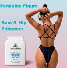 TransBlossom Bum & Hip Capsules - Bigger, Rounder, Firmer, Feminine Bottom - 30