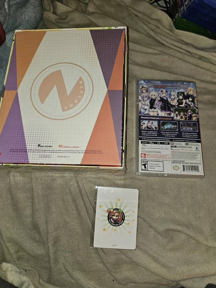 neptunia game maker r:evolution limited edition Nintendo Switch Brand New Sealed - Image 2 of 4