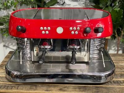 BRASILIA EXCELSIOR 2 GROUP RED ESPRESSO COFFEE MACHINE COMMERCIAL