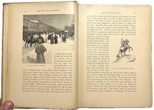 1891 THE TSAR AND HIS PEOPLE SOCIAL LIFE RUSSIA ILLUSTRATED CAUCASUS MOSCOW 1ST - Picture 9 of 24