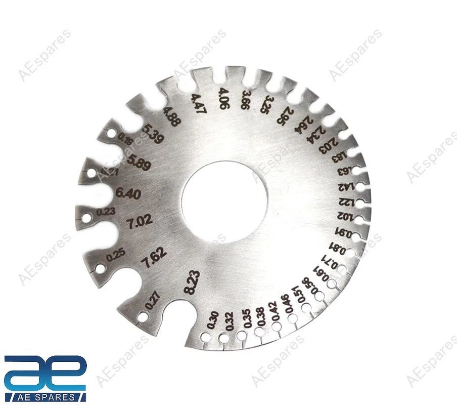 Medidor de cable de alambre de acero inoxidable medidor de espesor estándar redondo Foto 2 de 4