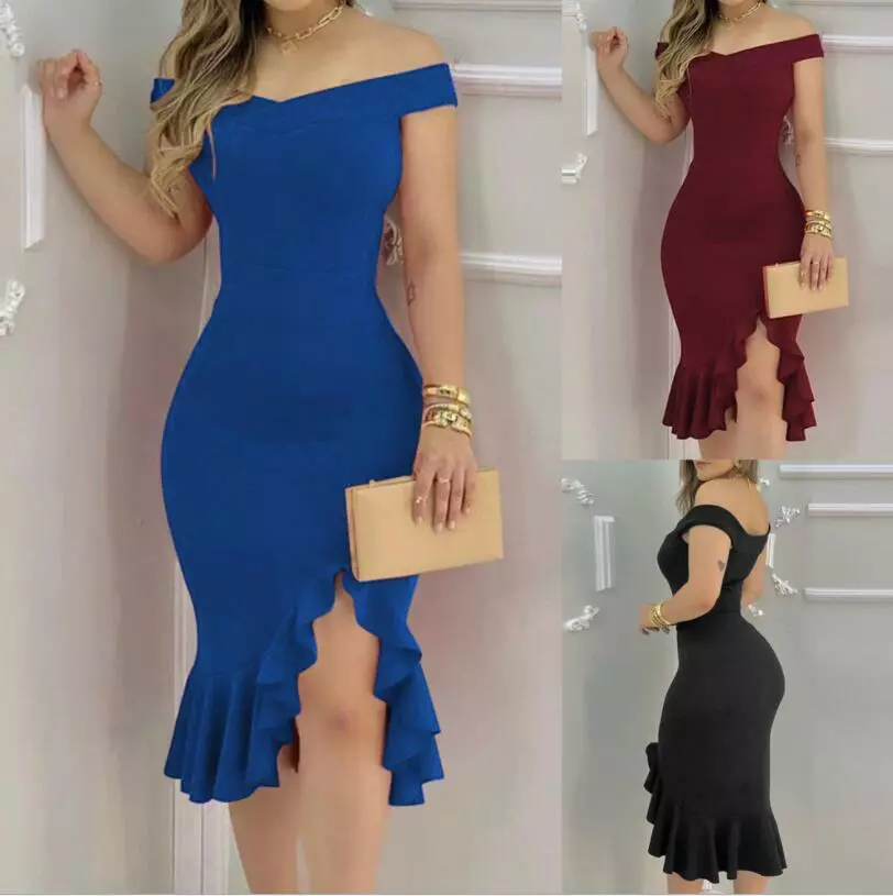 Vestidos De Fiesta Cortos Para Mujer Casuales Elegantes Noche | eBay