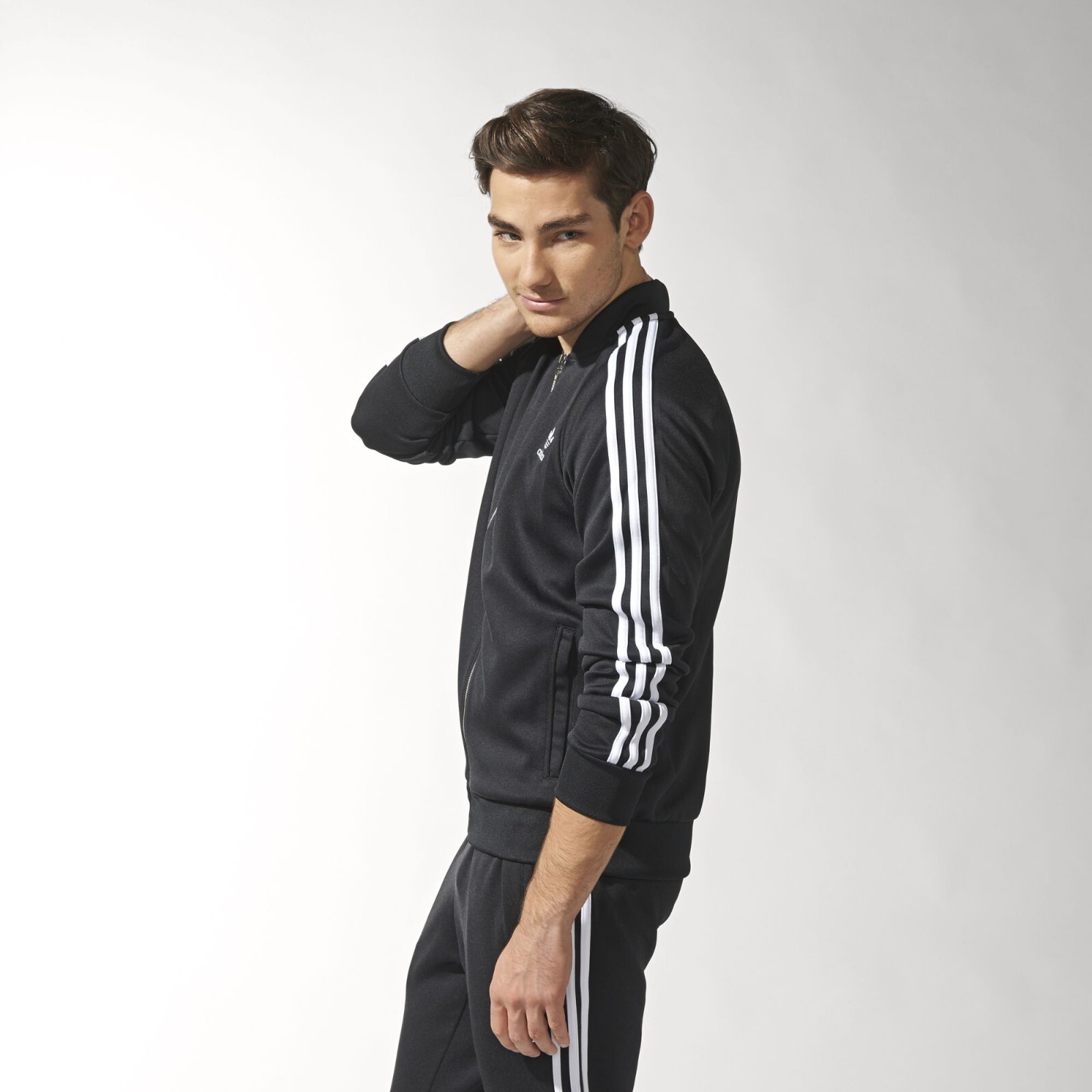 Adidas VinTage SUPERSTAR Track sweat shirt Jacket Top firebird Mens size Med NWT image 9