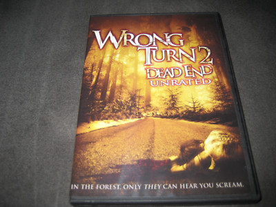 WRONG TURN 2 DEAD END (DVD 2007) VGC - UNRATED - WIDESCREEN - HORROR - THRILLER