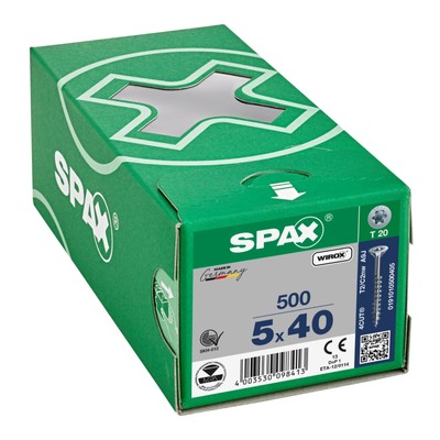 SPAX Schrauben T-STAR plus Seko WIROX Holzschraube 5,0 x 40 mm Teilgewinde
