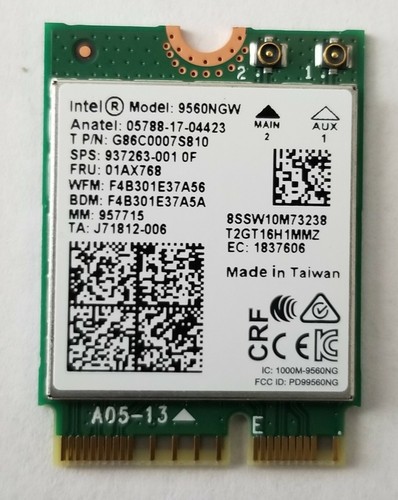 Intel AX200 AX201 AX211 AX210 Killer 6E 9560 BE200 Wi-Fi 7 (nie sprzedawany w partii) u - Zdjęcie 18 z 37