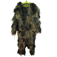 Red Rock 2-Piece Ghillie Suit Woodland Camo M/L Lightweight Polyester