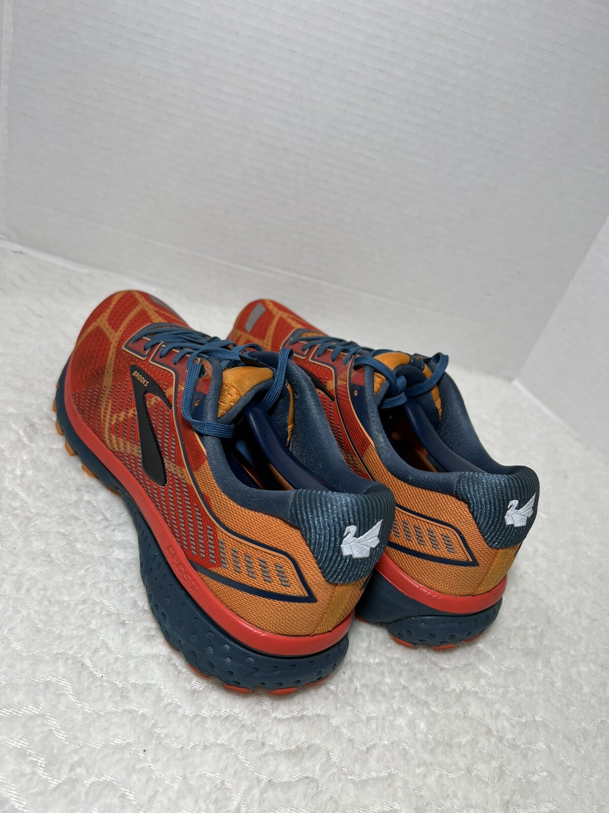 Brooks Ghost12 Turkey Trot Thanksgiving Shoes Orange Green Fleet Feet