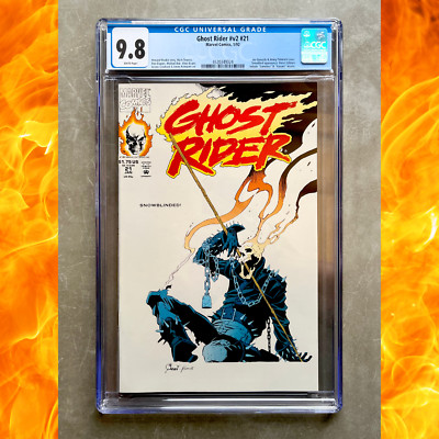   Ghost Rider V2 #21 CGC 9.8   Snowblind Appearance 1992  
