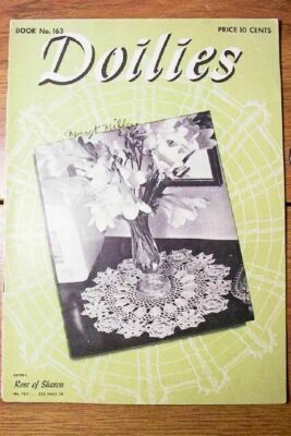 ?? Clark 160 FASHION FAVORITE 1965 knit crochet 36pg Red Heart pattern booklet