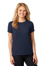 Gildan G500L Womens Short Sleeve Heavy Cotton Crew Neck Plain Stylish T-Shirt