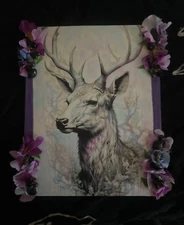 Mary Duncan Digital art canvas wall art with frame nature