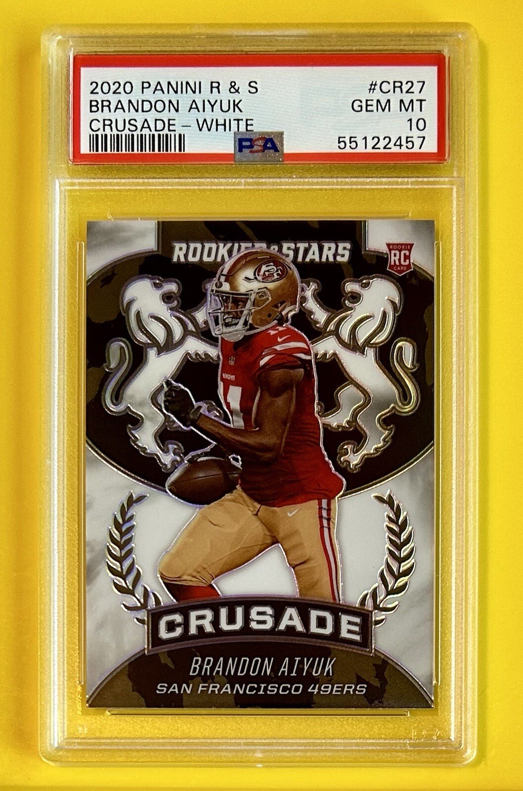 Brandon Aiyuk Panini Rookies & Stars Crusade #CR27 White