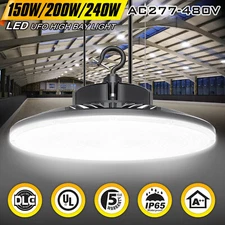 480Volts LED UFO High Bay Light 150W 200W 240W Industrial Warehouse Shop Lights