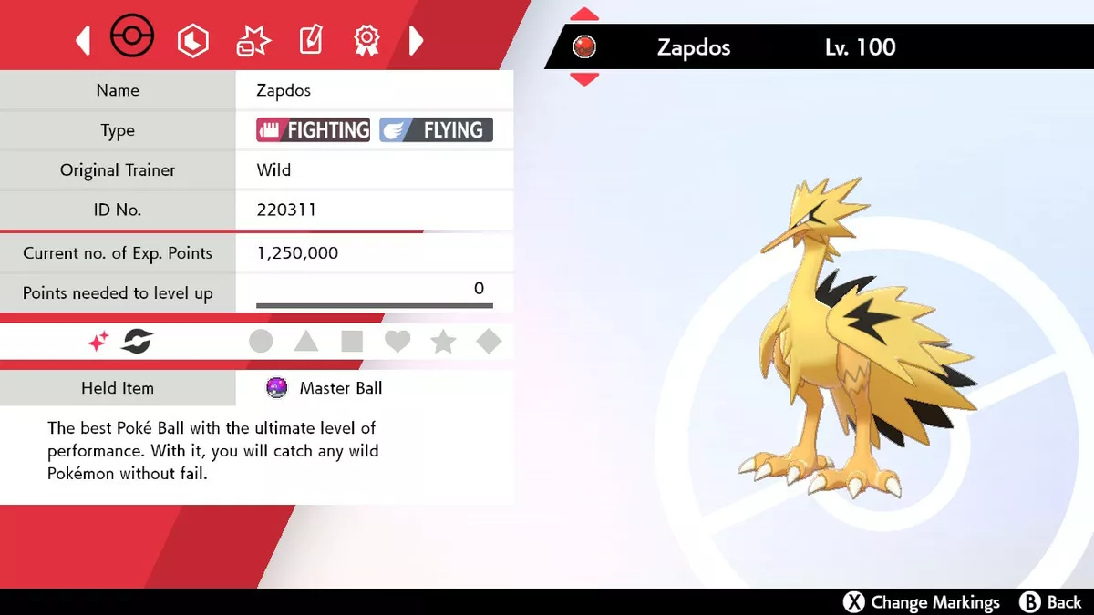 Pokemon Sword/Shield SHINY GALARIAN ZAPDOS 2022 Event Ver TRADE (NOT CODE)  Galar