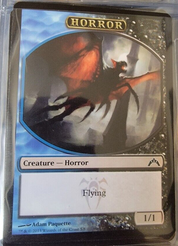 Horror # 5/8 Token Gatecrash Set Magic The Gathering Trading Cards Game TCG MTG