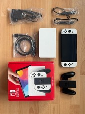 Nintendo Switch OLED Console HEG-001 White Joy-Con 64GB Handheld Gaming System