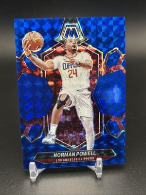 2023-24 Panini Mosaic Blue Mosaic Prizm 42/199 Norman Powell #138