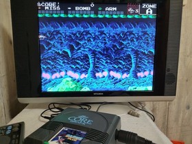 Darius Plus NEC PC Engine TurboGrafx-16 PCE game, Working-g0611-