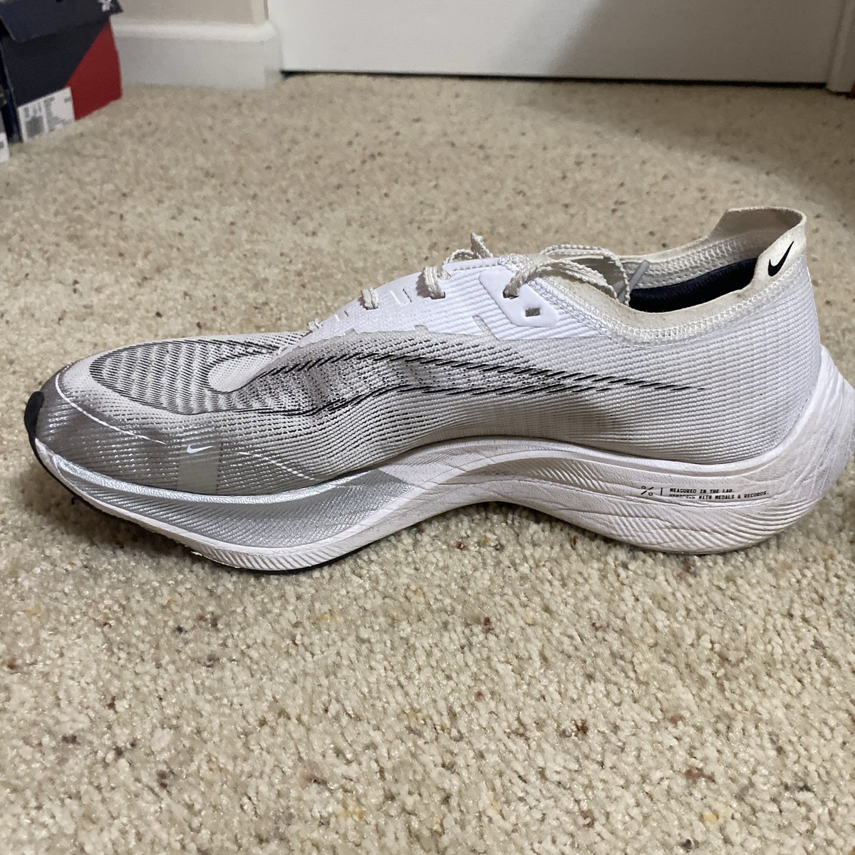 Nike ZoomX Vaporfly NEXT% 2 White Metallic Silver CU4111-100