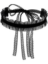 Gothic Lace Victorian Black Choker, Black Choker for Women, Goth Necklace, Vi...