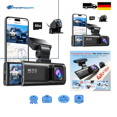REDTIGER F7N 4K Dashcam WiFi GPS 4K 2,5K 10