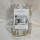 Threshold Standard Floral Voile Lofty Cotton Pillow Sham Beige