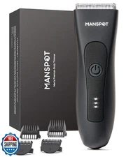 MANSPOT Manscape Groin and Body Hair Trimmer for Men, Electric Ba