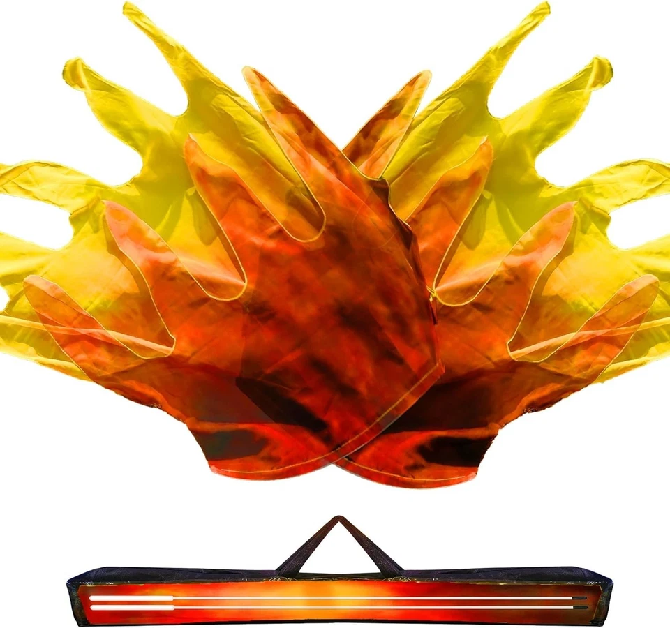 59英寸双层崇拜旗用于舞蹈教堂,赞美舞旗适用于Wo... — 第 2/4 张图片