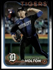 Tyler Holton 2024 Topps Update #US33 RC First Card Detroit Tigers Rookie