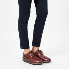 FLY London Women’s Red Brogue Shoes Size UK 7 EU 41