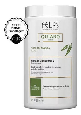 Felps Professional Xbtx Okra/Maske Volumenreduzierung mit Arganöl 1 kg/35,3 oz
