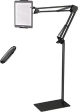 Floor Stand Tablet Holder with Remote Page Turner for Reading in Bed, BRAND NEW