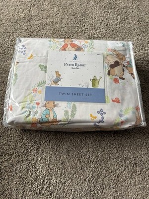 NEW World of Peter Rabbit By Beatrix Potter Twin Sheet Set
