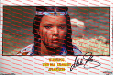 USCHI GLAS original signiert – GROSSFOTO - WINNETOU
