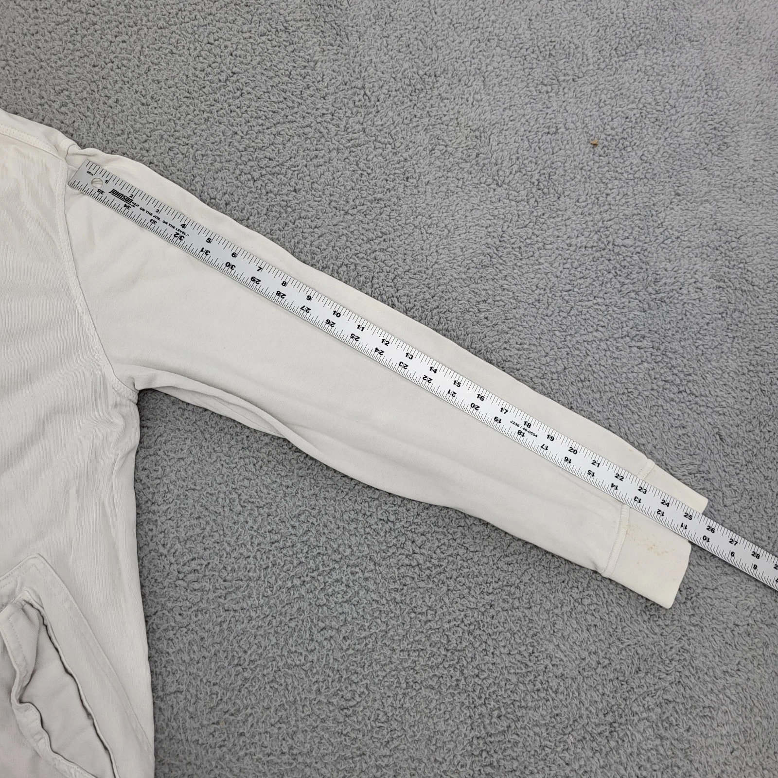 Converse Track Jacket Mens XL White Full Zip Pockets image 9