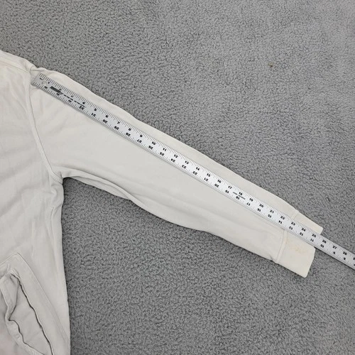Converse Track Jacket Mens XL White Full Zip Pockets image 9