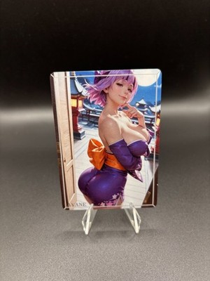 Ayane Waifu Card TCG Full Art Waifu Legends Custom Goddess